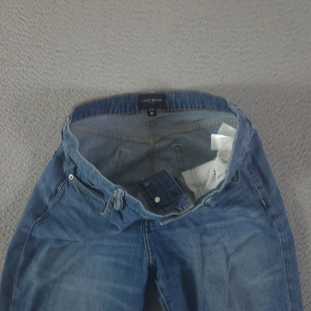 Lucky Brand Jeans Womens 10/30 90s Loose High Rise Straight Button Fly Denim